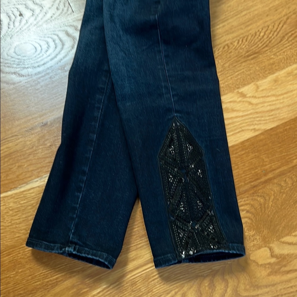 Chico's Sequin Ankle Jeans - Picture 5 of 10